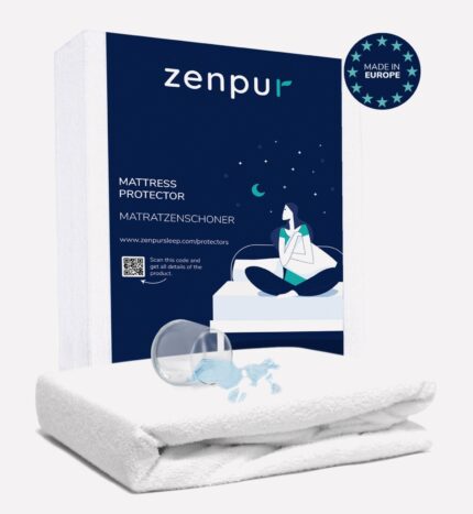Protège-Matelas Coton UE, Oeko-Tex, Imperméable et Confortable